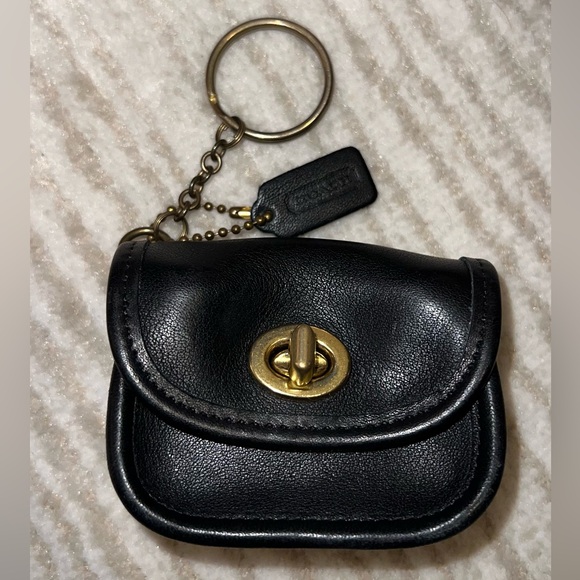 Vintage Coach Mini Pouch - key fob/key chain - Picture 1 of 5